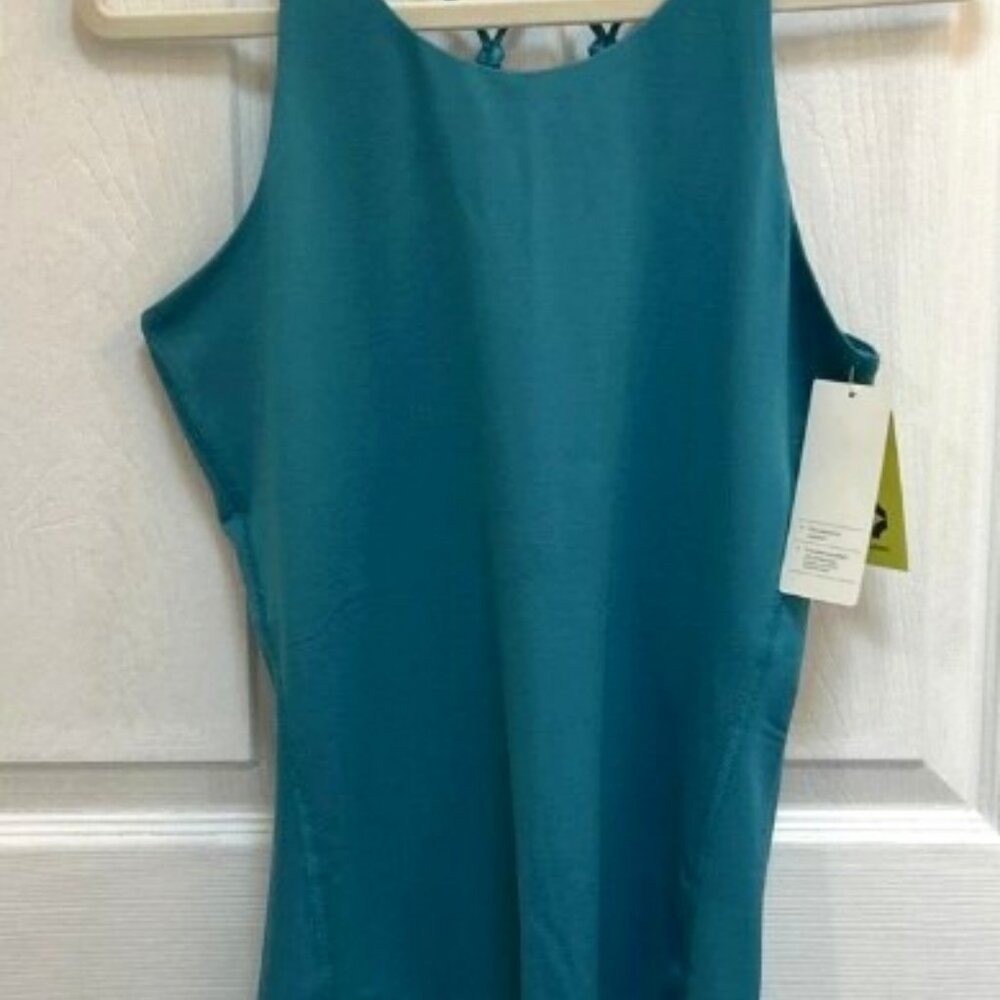 All In Motion Girls’ Strappy Tank Top Racerback, Teal Blue, Size XXL (18)
